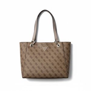 Guess Tan Monogram Tote